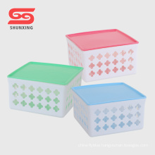 Good quality colorful small box storage bins plastic for wholesale